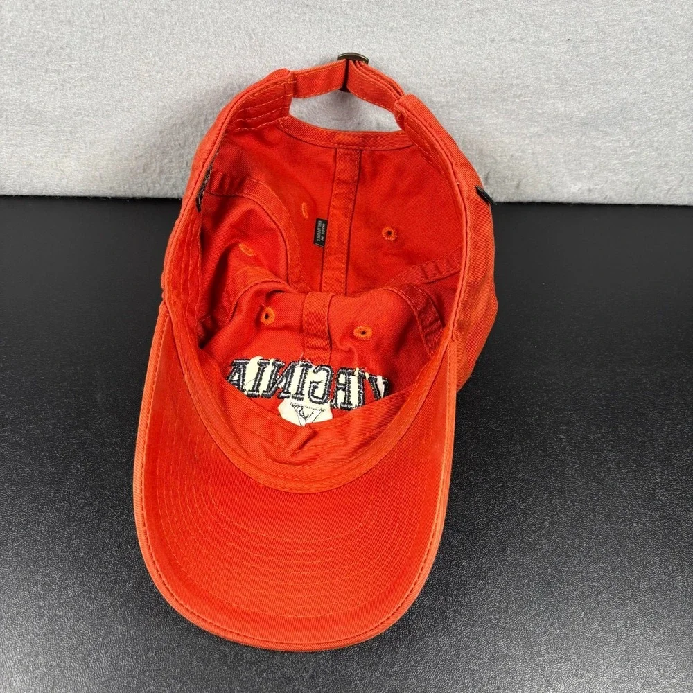 University of Virginia Cavaliers Softball Hat Orange Legact Strap Back Cap UVA
